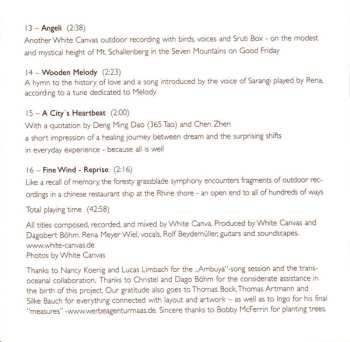 CD White Canvas: Hundreds Of Ways