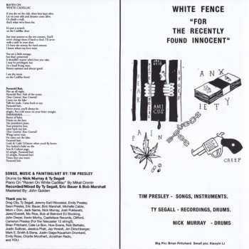 CD White Fence: For The Recently Found Innocent