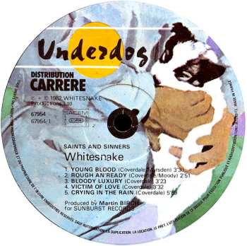 LP Whitesnake: Saints & Sinners