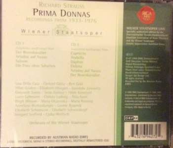 2CD Orchester Der Wiener Staatsoper: Prima Donnas, Recordings From 1933-1976