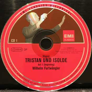 4CD/Zestaw pudełkowy Wilhelm Furtwängler: Tristan Und Isolde