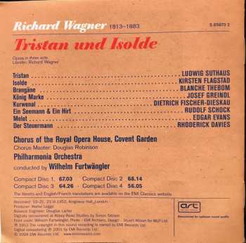 4CD/Zestaw pudełkowy Wilhelm Furtwängler: Tristan Und Isolde