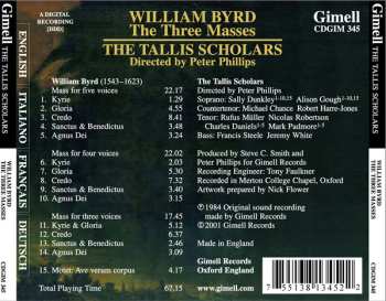 CD William Byrd: The Three Masses