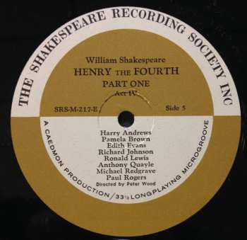 3LP/Zestaw pudełkowy William Shakespeare: Henry The Fourth Part 1
