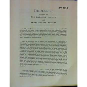 3LP/Zestaw pudełkowy William Shakespeare: The Sonnets