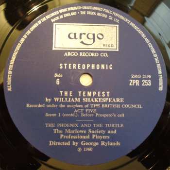 3LP/Zestaw pudełkowy William Shakespeare: The Tempest