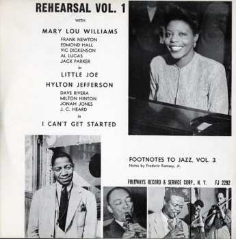 Album Williams,mary Lou: Footnotes To Jazz Vol. 3: Jazz Rehearsal I