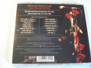 CD Willy DeVille: Live in Paris and New York