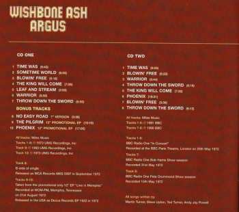 2CD Wishbone Ash: Argus DLX