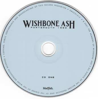 2CD Wishbone Ash: Portsmouth 1980 DIGI