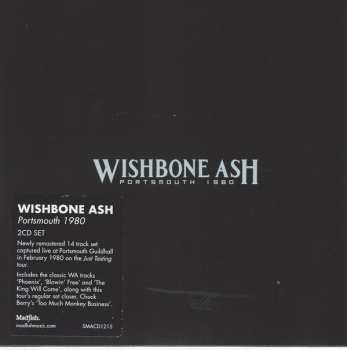 2CD Wishbone Ash: Portsmouth 1980 DIGI