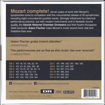 12CD/Zestaw pudełkowy Wolfgang Amadeus Mozart: 45 Symphonies