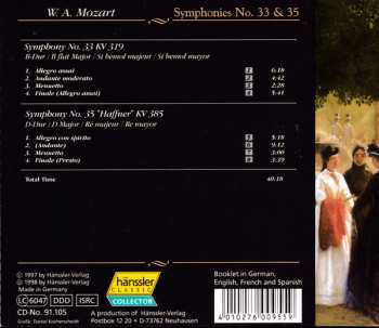 CD Wolfgang Amadeus Mozart: Symphony No. 33 K. 319 B-Dur / Symphony No. 35 "Haffner" K. 385 D-Dur