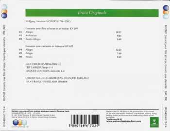 CD Wolfgang Amadeus Mozart: Concerto Pour Flûte & Harpe - Concerto Pour Clarinette