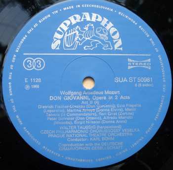 4LP/Zestaw pudełkowy Wolfgang Amadeus Mozart: Don Giovanni, Opera In 2 Acts