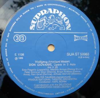 4LP/Zestaw pudełkowy Wolfgang Amadeus Mozart: Don Giovanni, Opera In 2 Acts