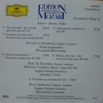 2CD/Zestaw pudełkowy Wolfgang Amadeus Mozart: Lieder - Kanons - Arien - Songs - Canons - Arias - Chants - Canons- Airs