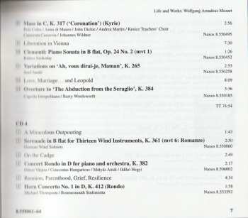 4CD/Zestaw pudełkowy Wolfgang Amadeus Mozart: Life And Works - Wolfgang Amadeus Mozart