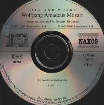 4CD/Zestaw pudełkowy Wolfgang Amadeus Mozart: Life And Works - Wolfgang Amadeus Mozart