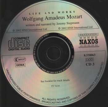 4CD/Zestaw pudełkowy Wolfgang Amadeus Mozart: Life And Works - Wolfgang Amadeus Mozart