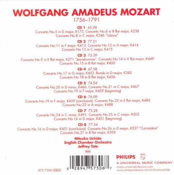 8CD/Zestaw pudełkowy Wolfgang Amadeus Mozart: The Piano Concertos