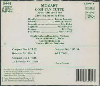 3CD Wolfgang Amadeus Mozart: Cosi Fan Tutte