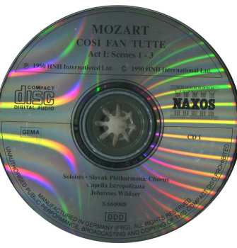 3CD Wolfgang Amadeus Mozart: Cosi Fan Tutte