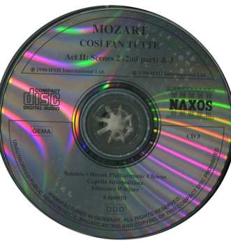 3CD Wolfgang Amadeus Mozart: Cosi Fan Tutte