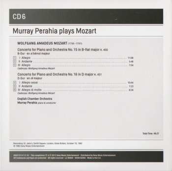 12CD/Zestaw pudełkowy Wolfgang Amadeus Mozart: The Piano Concertos