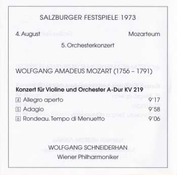 2CD/Zestaw pudełkowy Arthur Grumiaux: Violinkonzert A-Dur KV 219