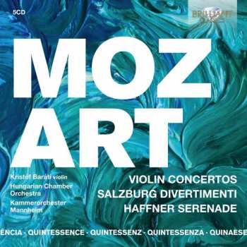 5CD/Zestaw pudełkowy Wolfgang Amadeus Mozart: Violin Concertos, Salzburg Divertimenti, Haffner Serenade