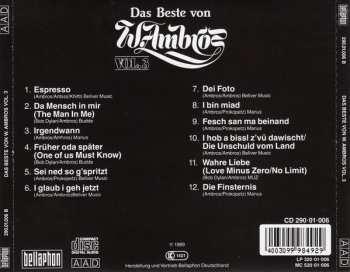 3CD/Zestaw pudełkowy Wolfgang Ambros: Das Beste Von W. Ambros Vol. 1-3