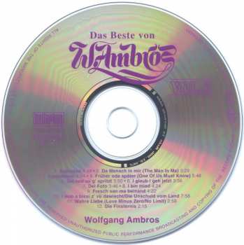3CD/Zestaw pudełkowy Wolfgang Ambros: Das Beste Von W. Ambros Vol. 1-3