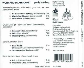 CD Wolfgang Lackerschmid: Gently But Deep