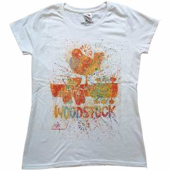 Merch Woodstock: Damskie Koszulka Splatter 