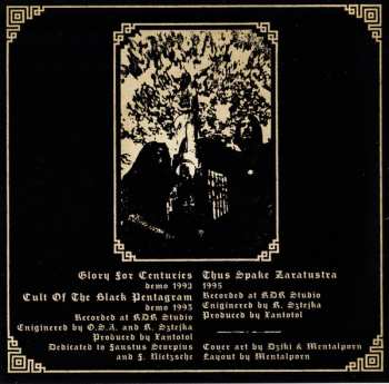 2CD Xantotol: Glory For Centuries/Cult Of The Black Pentagram/Thus Spake Zaratustra LTD