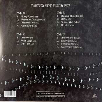 2LP Xymox: Subsequent Pleasures  LTD