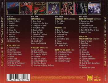 4CD/Zestaw pudełkowy Y & T: Earthquake - The A&M Years