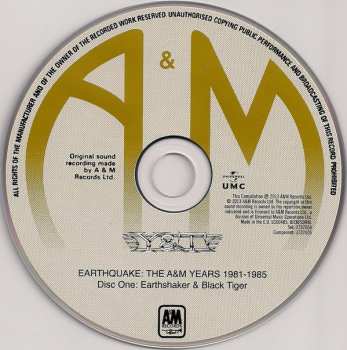 4CD/Zestaw pudełkowy Y & T: Earthquake - The A&M Years