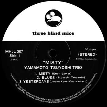 LP Tsuyoshi Yamamoto Trio: Misty LTD