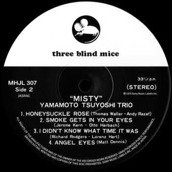 LP Tsuyoshi Yamamoto Trio: Misty LTD