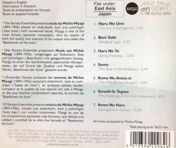 CD Yamato Ensemble: Japanese Music By Michio Miyagi Vol. 1