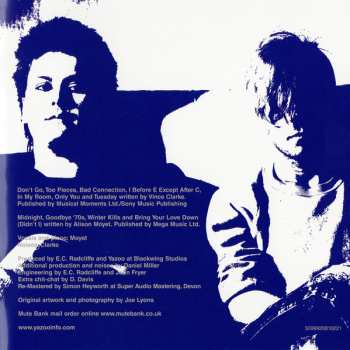 CD Yazoo: Upstairs At Eric's