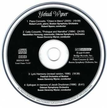 CD Yehudi Wyner: Orchestral Works