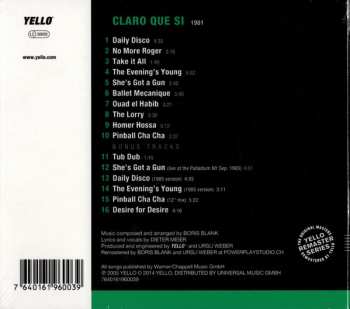 CD Yello: Claro Que Si DIGI