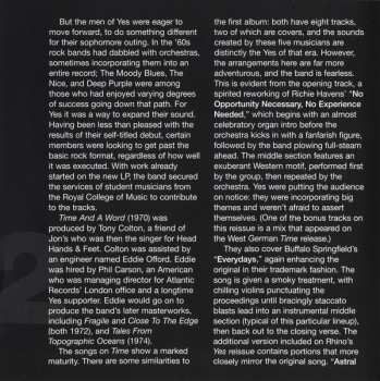 CD Yes: Time And A Word