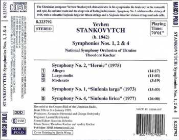 CD National Symphony Orchestra Of Ukraine: Symphonies Nos. 1 "Larga", 2 "Heroic" And 4 "Lirica"