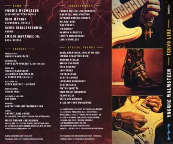 2CD/DVD Yngwie Malmsteen: Tokyo Live