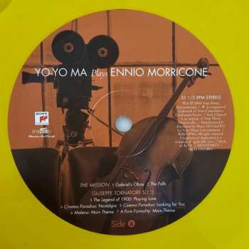 2LP Yo-Yo Ma: Yo-Yo Ma Plays Ennio Morricone CLR | LTD | NUM
