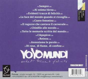 CD Yo Yo Mundi: Evidenti Tracce Di Felicità
